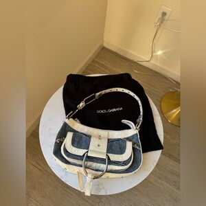 DEG RARE VINTAGE Dolce & Gabbana
Denim Purse shoulder Bag Rhinestone
Studded